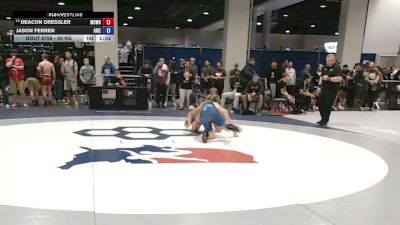 80 kg Champ. Rd Of 64 - Deacon Dressler, Maurer Coughlin Wrestling Club vs Jason Ferren, Arizona