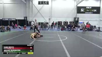 76 lbs Round 4 (8 Team) - Gabe Benyo, Mat Assassins vs Brooks Burmeister, Armory Athletics