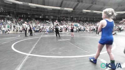 46 lbs Round Of 32 - Kyson Miller, Wagoner Takedown Club vs Esther Nealy, Berryhill Wrestling Club