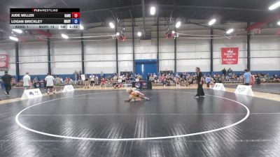 105 lbs Jude Miller, Kansas vs Logan Brickley, Maryland