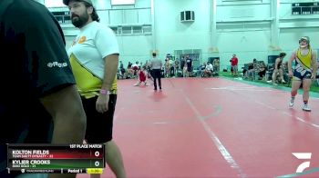 165 lbs Finals (2 Team) - Kylier Crooks, Ohio Gold vs Kolton Fields, Team Shutt Dynasty