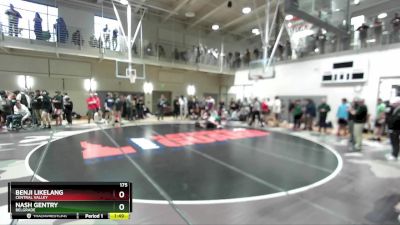 175 lbs Cons. Round 2 - Benji Likelang, Central Valley vs Nash Gentry, Belgrade