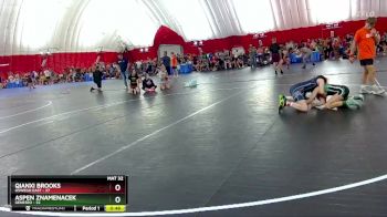 103-106 lbs Round 2 - Aspen Znamenacek, Geneseo vs QianXi Brooks, Oswego East