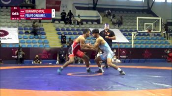 63 kg 3rd Place - Joao Marco Benavides Rochabrun, Peru vs Emerson Isaias Felipe Ordonez, Guatalema