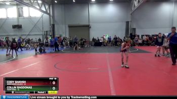 72 lbs Round 2 (4 Team) - Cody Bakhsh, Warhawks Black vs Collin Bagdonas, Team Ohio