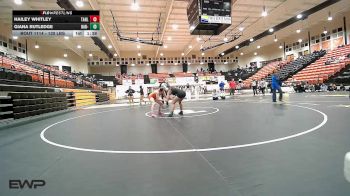 130 lbs Final - Hailey Whitley, Tahlequah Girls HS vs Giana Rutledge, Har-Ber - White