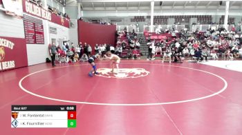 106 lbs Consi Of 8 #2 - William Fontentot, Brother Martin vs Kameron Fournillier, North Cobb Christian