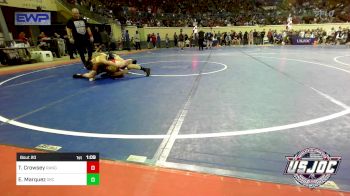 119 lbs Round Of 64 - Tyson Crowsey, Ranger 47 Wrestling Club vs Erik Marquez, OKC Saints Wrestling