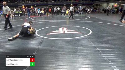 115 lbs Semifinal - Joshua Wasnieski, Moon vs Jp May, Nazareth