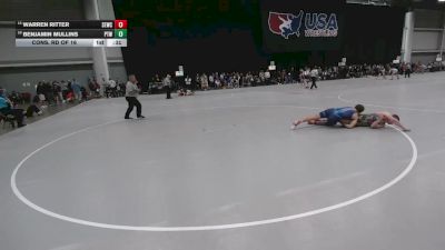 157 lbs Cons. Rd Of 16 - Warren Ritter, Scoring Edge Wrestling Center vs Benjamin Mullins, Patton Trained WC