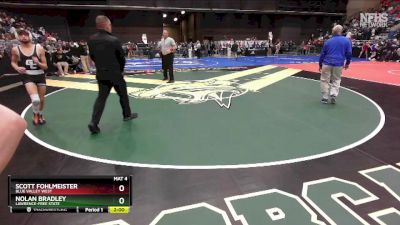 6A - 113 lbs Champ. Round 1 - Nolan Bradley, Lawrence-Free State vs Scott Fohlmeister, Blue Valley West