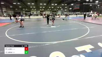 138 lbs Quarterfinal - Matt Lucas, Danbury WC vs Zachary Johns, Fisheye