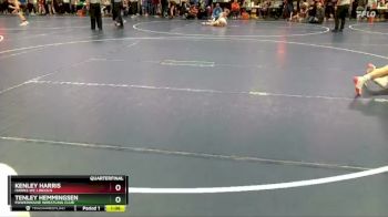 100 lbs Quarterfinal - Tenley Hemmingsen, Powerhouse Wrestling Club vs Kenley Harris, Hawks WC Lincoln