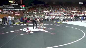 170 lbs Cons. Round 2 - Alana Fabrizius, Colby HS vs Paige Ferrara, Burlington Hs