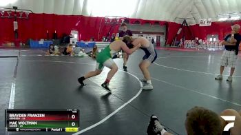 215 lbs Round 1 (16 Team) - Brayden Franzen, Geneseo vs Mac Woltman, Xavier