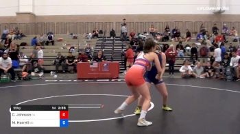 55 kg Consi Of 16 #2 - Cora Johnson, Team California vs Mary Harrell, Team Missouri