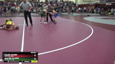 PW-17 lbs Round 1 - Caleb Jacobs, Jesup Mat Club vs Hunter Klaren, Sailor Mat Club