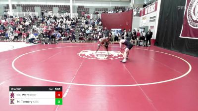 150 lbs Quarterfinal - Ngus Ward, Metrolina Christian vs Morgan Tannery, Kinkaid School