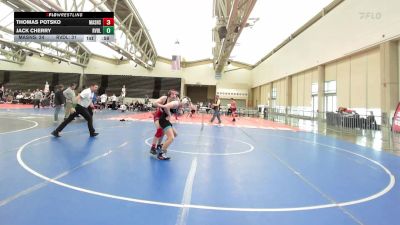 121 lbs Final - Thomas Potsko, Mat Assassins Red vs Jack Cherry, Revival Blue MS