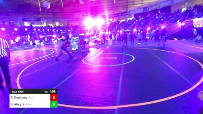 156 lbs Quarterfinal - Richard Dunlavey, Unattached vs Braylon Abeyta, Team Pueblo