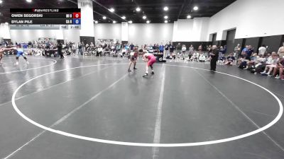 165 lbs Owen Segorski, Michigan Blue vs Dylan Pile, California Red