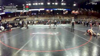 150 lbs Champ. Round 1 - Fernando Sanz, Miami Southridge Hs vs Maddox Vasquez, South Effingham