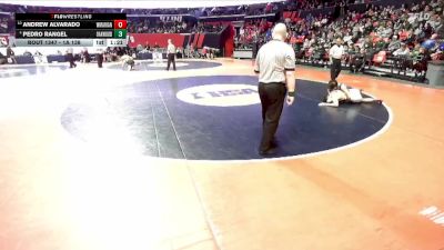 1A 138 lbs Cons. Semi - Pedro Rangel, Fithian (Oakwood) vs Andrew Alvarado, Woodstock (Marian)