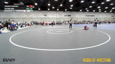 72 lbs Rr Rnd 1 - Patrick Sanchez, Tulsa Elite 12U 2 vs Tayven Kem, Colorado Hammers 12U