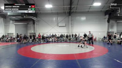 96 lbs Rr Rnd 2 - Lincoln English, Morris Fitness Orange MS vs Ashton Norton, Guerrilla Wrestling Academy MS