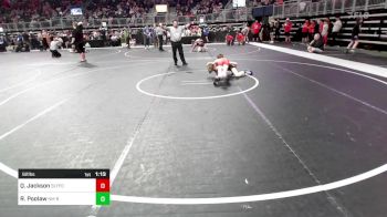 92 lbs Quarterfinal - Quentin Jackson, SlyFox Wrestling Academy vs Ricardo Poolaw, NM Bad Boyz