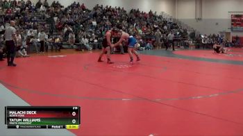 215 lbs Cons. Round 5 - Malachi Deck, North Fork vs Tatum Williams, Fruita Monument