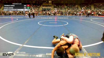 80 lbs Round Of 64 - Thomas Jones, Fort Stewart Wrestling Club vs Ethan Estes, Purler Wrestling