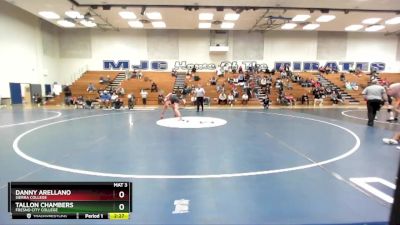 125 lbs Semifinal - Tallon Chambers, Fresno City College vs Danny Arellano, Sierra College