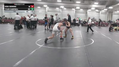 120 lbs Round 5 (10 Team) - Tyler Campbell, New England Gold vs Ezra Henning, Rocket Rams