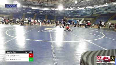 113 lbs Consi Of 16 #2 - Tyler Cooper, Michigan Premier WC vs Eli Mendoza, Daniel Cormier Wrestling Club