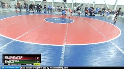 92 lbs Quarterfinal - Chase Winkle, Mat Demon WC vs Jimmer Genatone, Team Real Life Wrestling