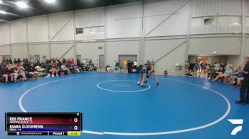 138 lbs Placement Matches (8 Team) - Isis France, Arizona Black vs Kiara Djoumessi, Iowa