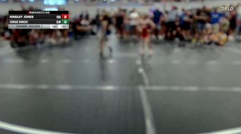 64 lbs Champ. Round 1 - Kinsley Jones, Unattached vs Cruz Knox, Dragons Jr Wrestling