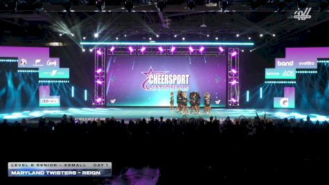 Maryland Twisters - Reign [2026 L6 Senior - XSmall Day 1] 2026 CHEERSPORT National All Star Cheerleading Championship