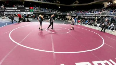 6A 157 lbs Cons. Round 2 - John Collazo, Keller Timber Creek vs Alireza Dodangeh, Plano West