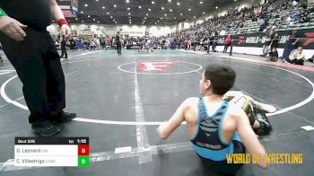 89 lbs Semifinal - Declan Leonard, USA Gold vs Casen Villastrigo, COWA