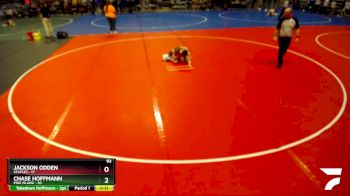 93 lbs Finals (8 Team) - Jackson Odden, Staples vs Chase Hoffmann, Pine Island