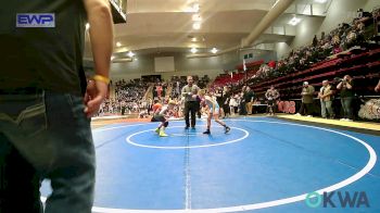 75 lbs Consi Of 4 - Ezekiel Mashburn, Collinsville Cardinal Youth Wrestling vs Emerson Sewell, Jenks Trojan Wrestling Club