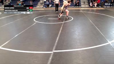 119-125 lbs Round 3 - Greyson Wallin, Lincoln Southeast vs Kevin Lopez, Grand Island