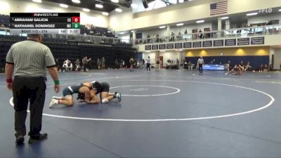 174 lbs Cons. Round 2 - Nathaniel Domingez, Moorpark College vs Abraham Galicia, Cerritos College
