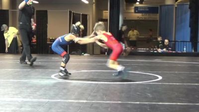53 lbs Cons. Semis - Kaid McMath, Team Barracuda Wrestling vs Lightning Whiterabbit, Coon Rapids Mat Bandits Wrestling Club