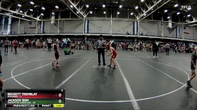 68 lbs Round 2 (10 Team) - Jackson Bish, Undisputed Wrestling vs Beckett Tremblay, Doughboy