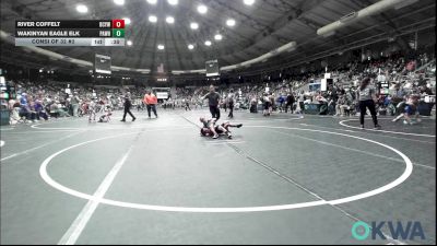 55 lbs Consi Of 32 #2 - River Coffelt, Bridge Creek Youth Wrestling vs Wakinyan Eagle Elk, Pawhuska Elks Takedown