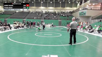 120 lbs Quarters & 1st Wb (16 Team) - James Sears, Carrollton vs Tyson Matz, Buford HS