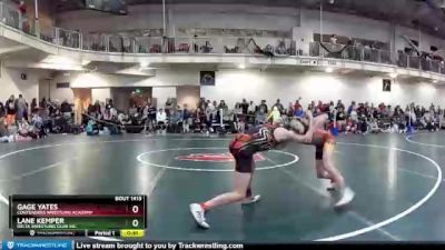 63 lbs Champ. Round 1 - Lane Kemper, Delta Wrestling Club Inc. vs Gage Yates, Contenders Wrestling Academy